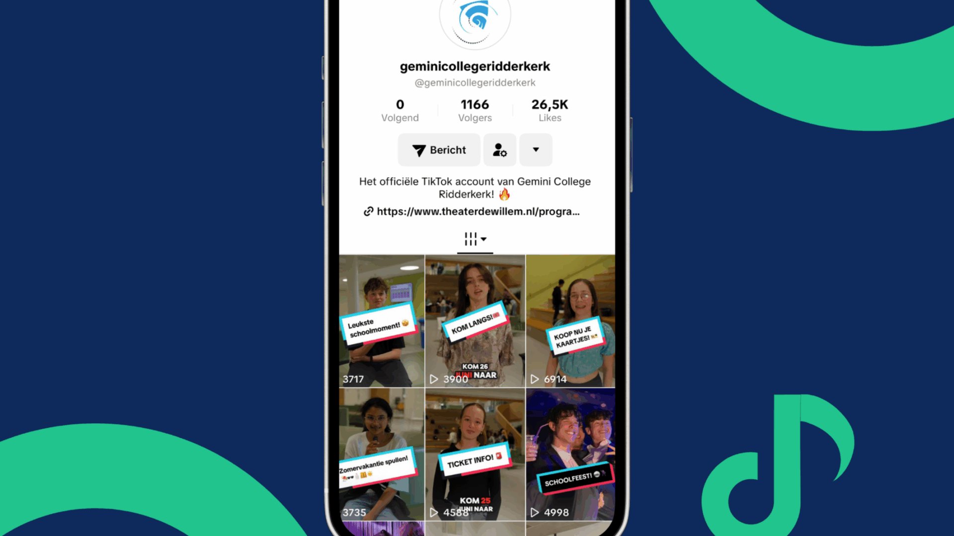 Gemini College ging je voor bij het TikTok inzetten voor scholen